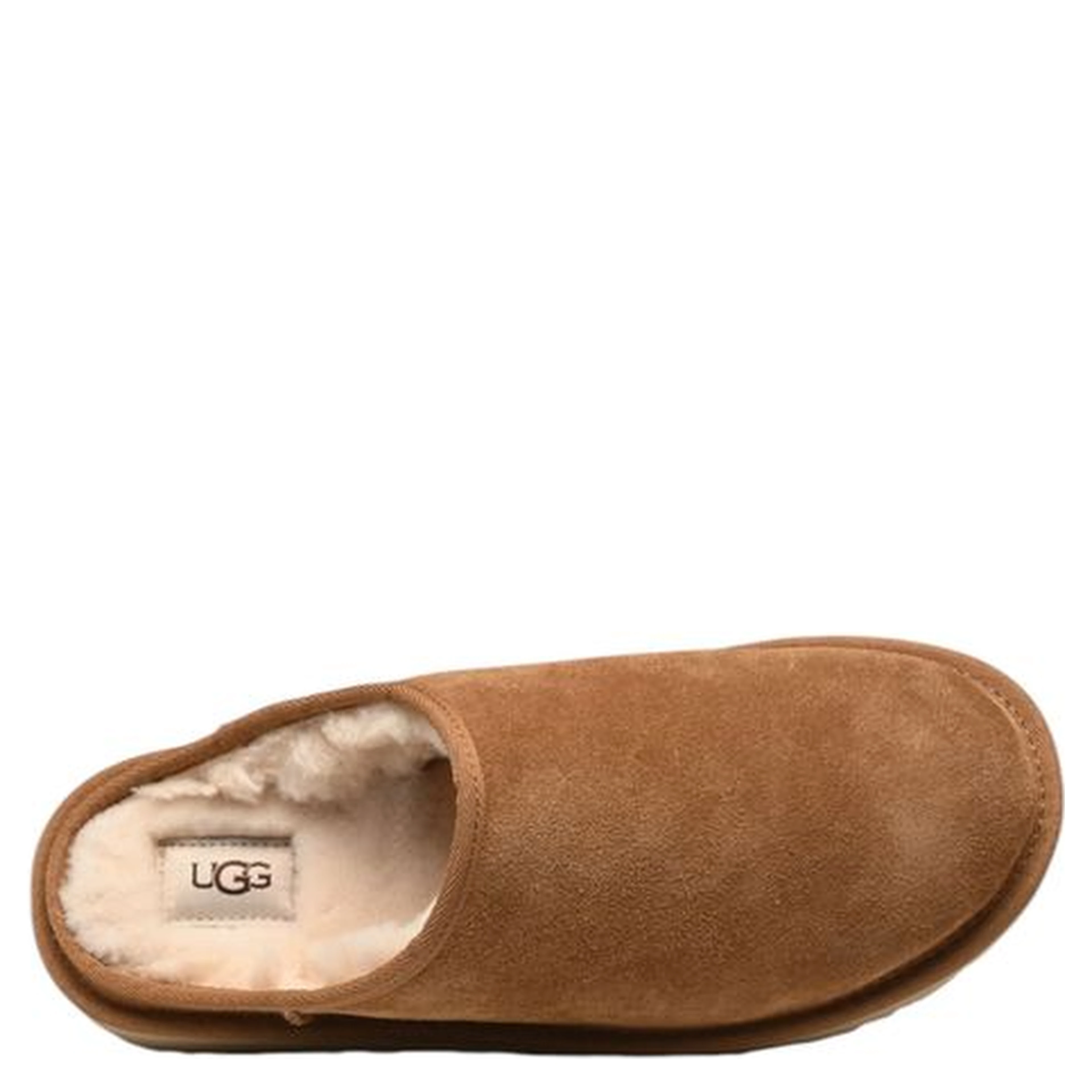 Beige Suede Leather Clogs