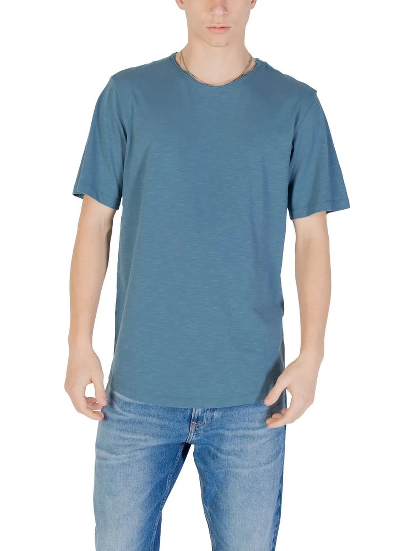 Blue Cotton T-Shirt