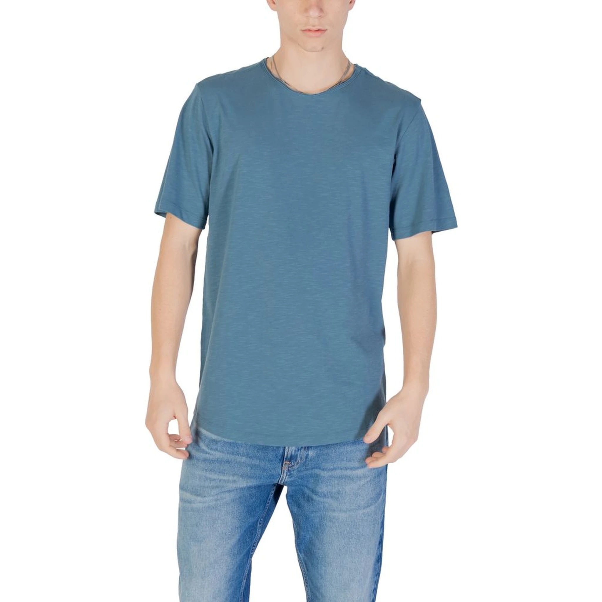 Blue Cotton T-Shirt