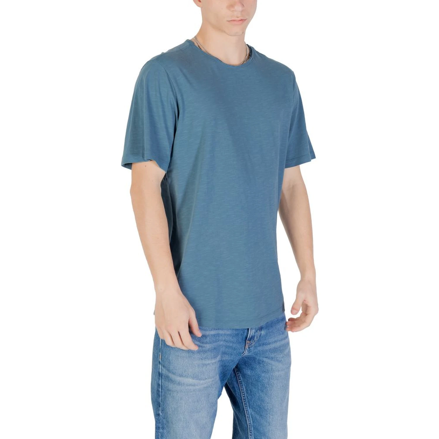 Blue Cotton T-Shirt