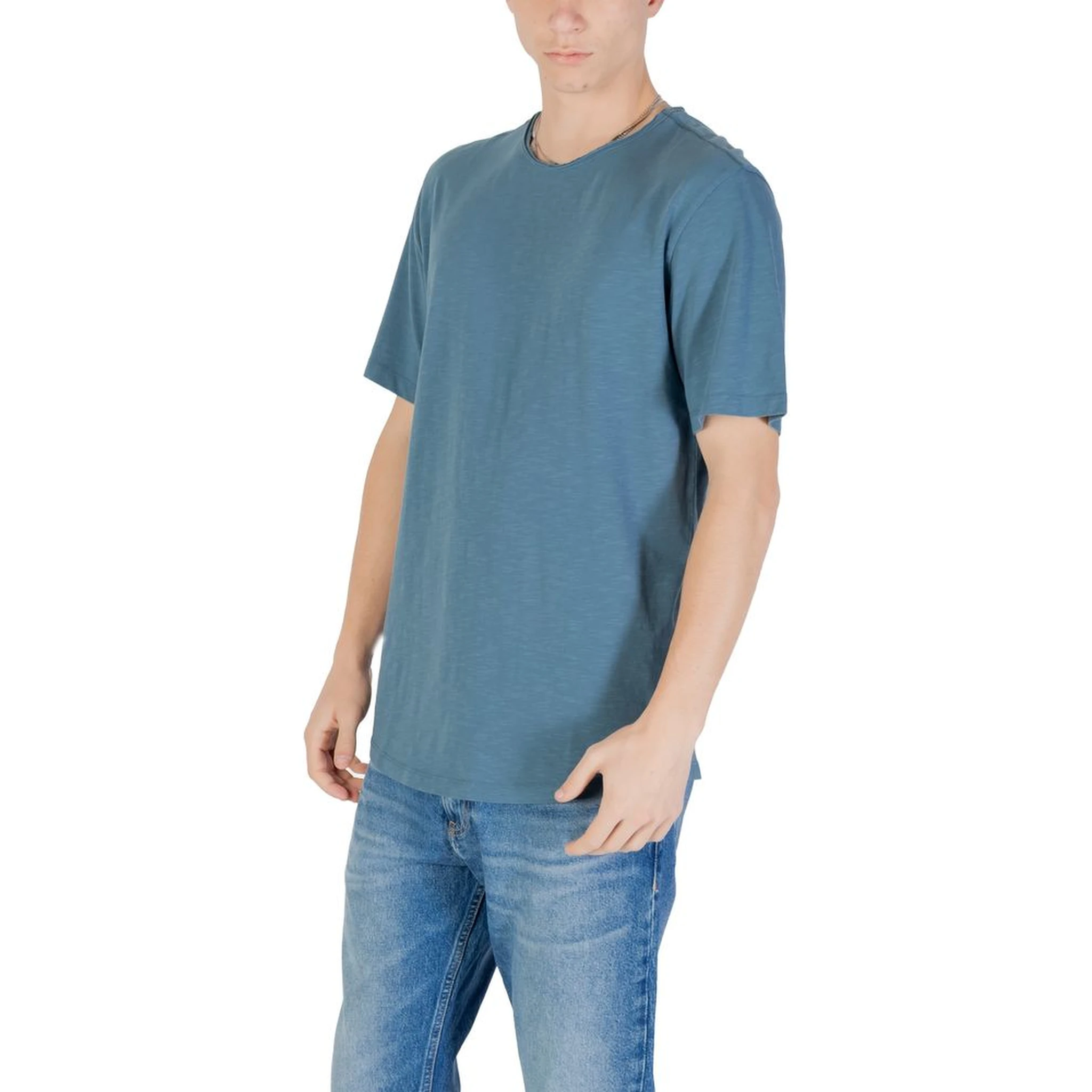 Blue Cotton T-Shirt
