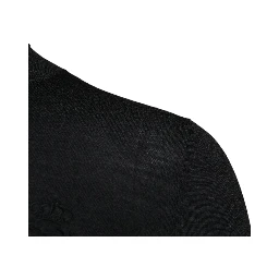 Black Wool Turtle Neck Men Pullover Sweater