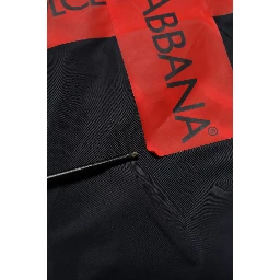 Blue Logo Tape Hooded Full Zip Bomber Jacket