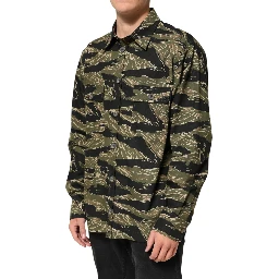 Multicolor Camouflage Cotton Casual Shirt