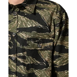 Multicolor Camouflage Cotton Casual Shirt