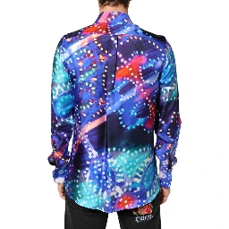 Multicolor Luminarie MARTINI Slim Men Shirt