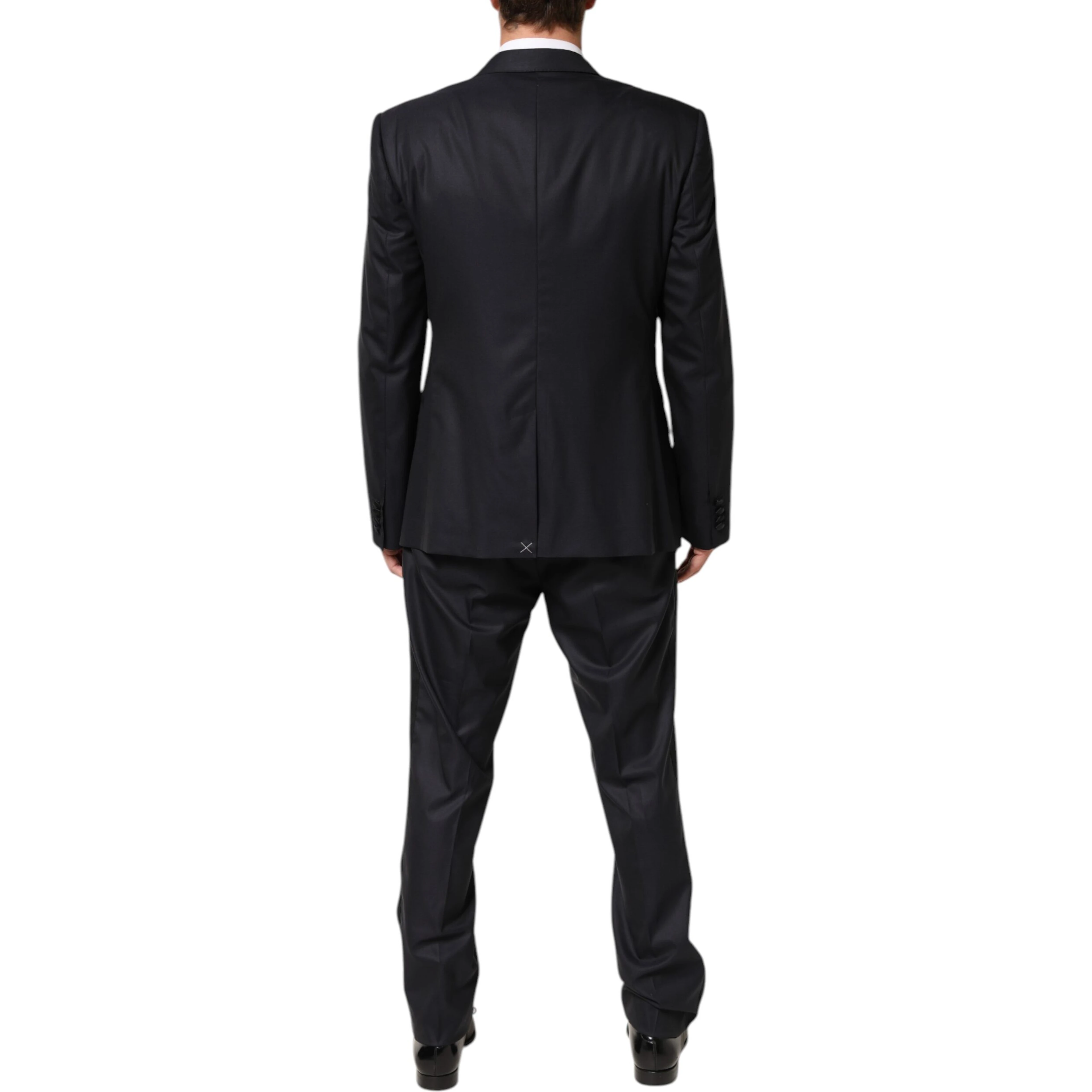 Black MARTINI 2 Buttons Suit 3 Piece Suit