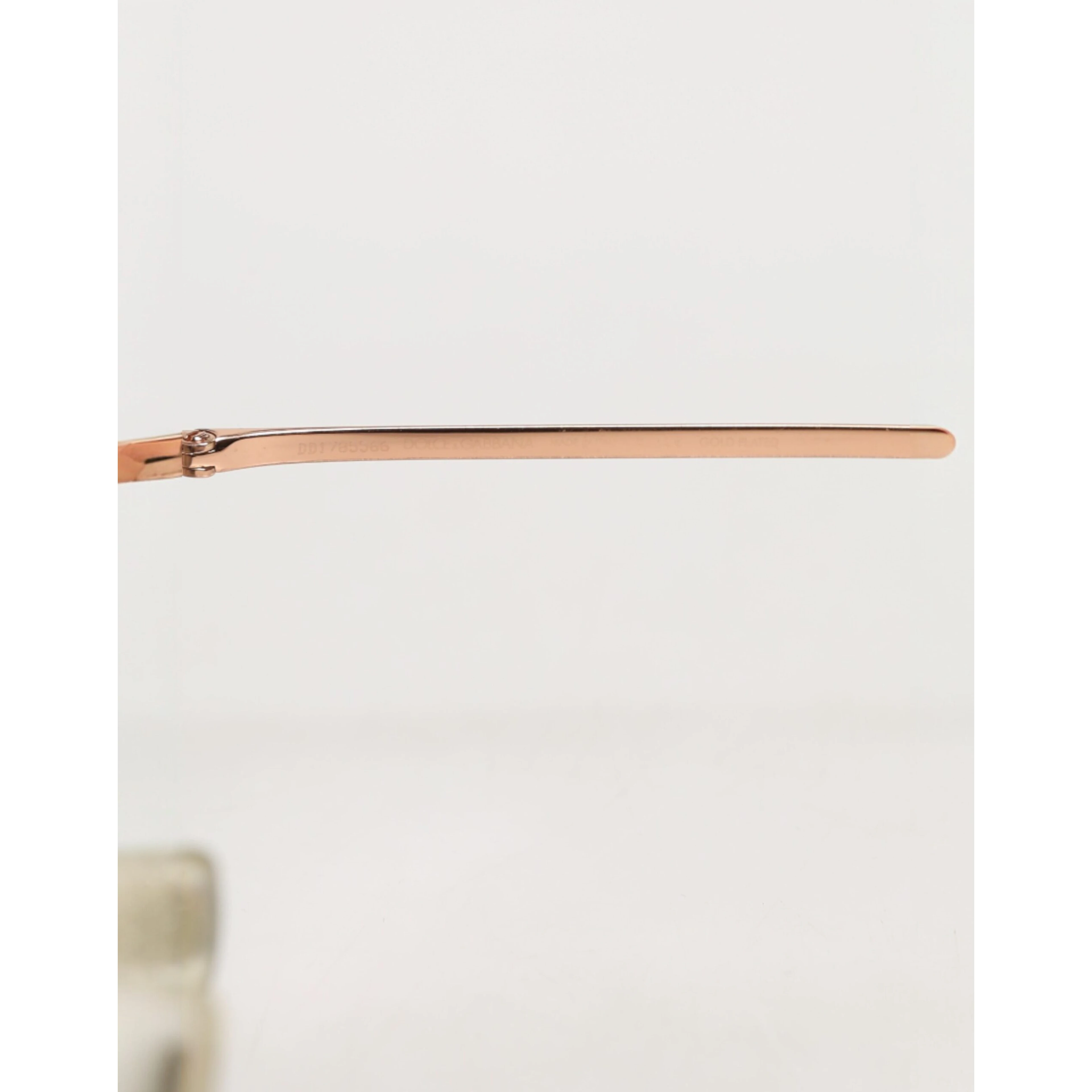 DG2215K Gold Metal Round Shades Eyewear Sunglasses