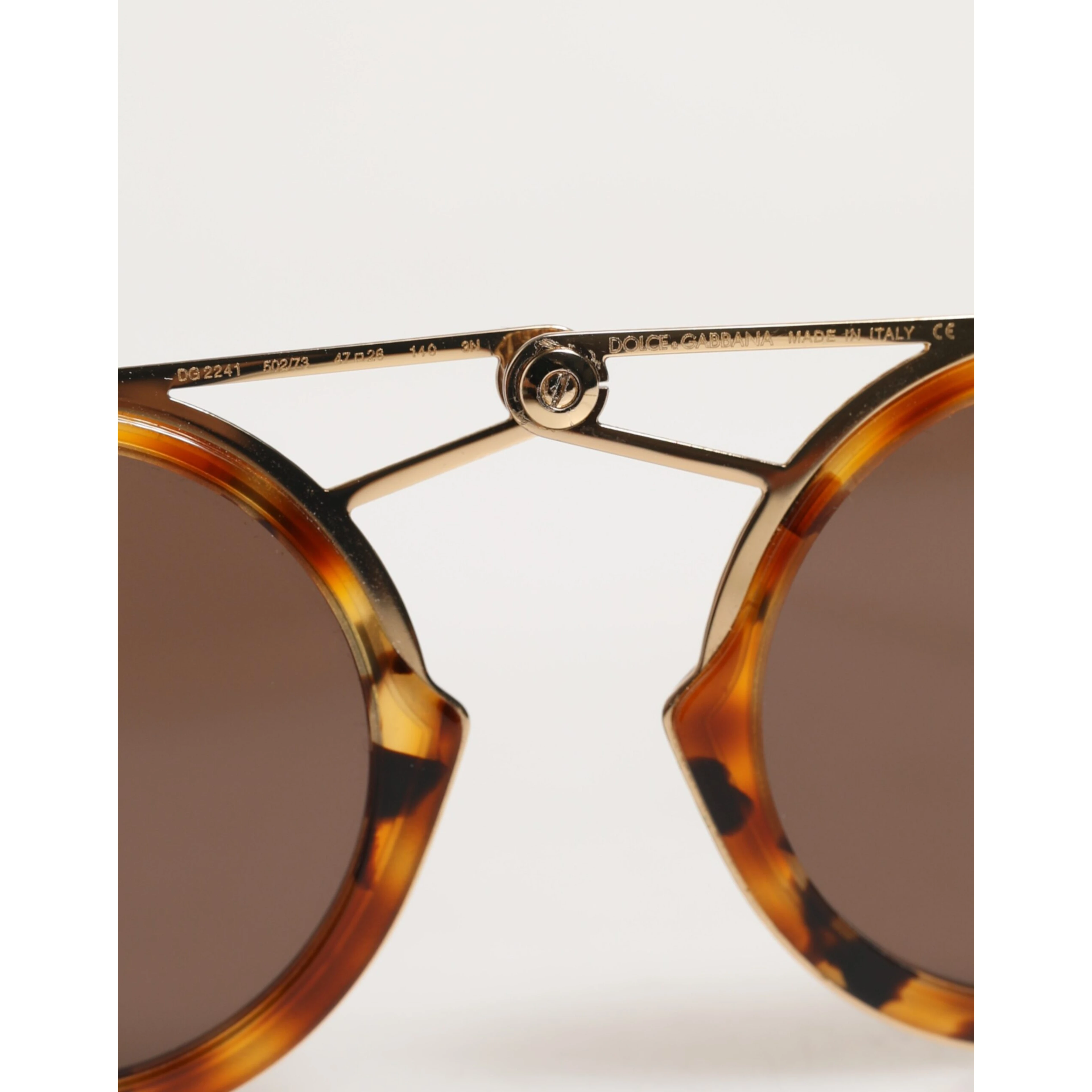 Gold Havana Frame DG Fatto A Mano Eyewea Sunglasses
