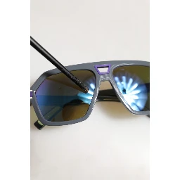 Blue Acetate Aviator Shades Eyewear Sunglasses