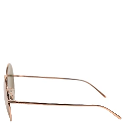 DG2215K Gold Metal Round Shades Eyewear Sunglasses