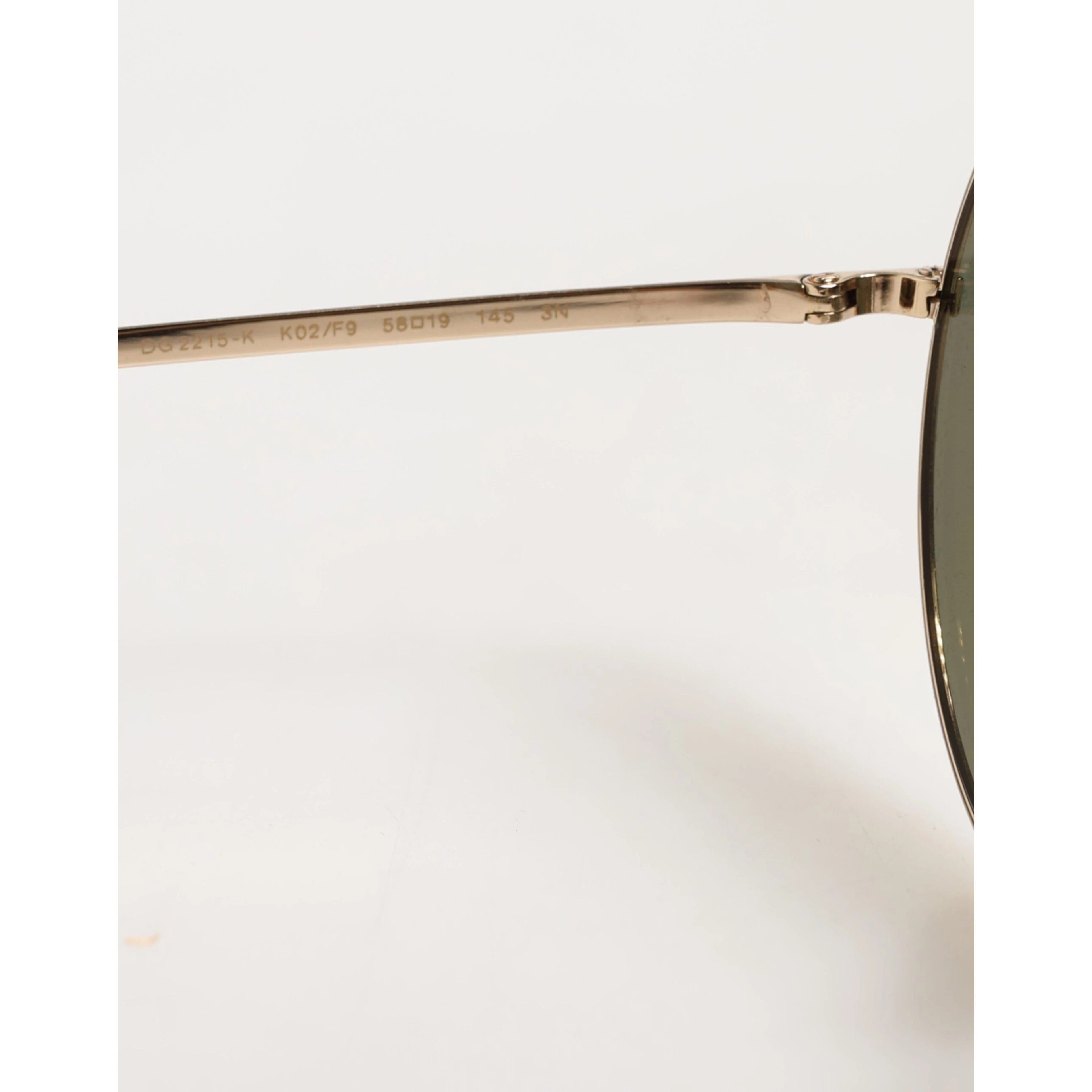 Gold Metal Round Shades Eyewear Sunglasses