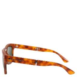 DG6089 Havana Full Rim Round Lenses Foldable Sunglasses