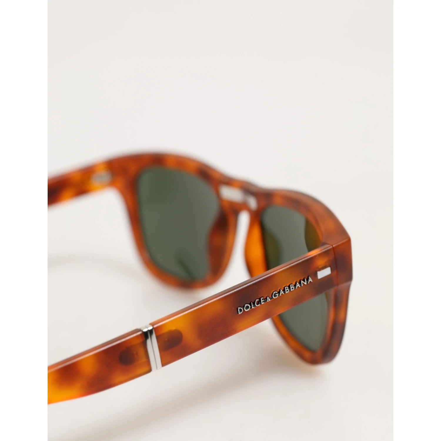 DG6089 Havana Full Rim Round Lenses Foldable Sunglasses