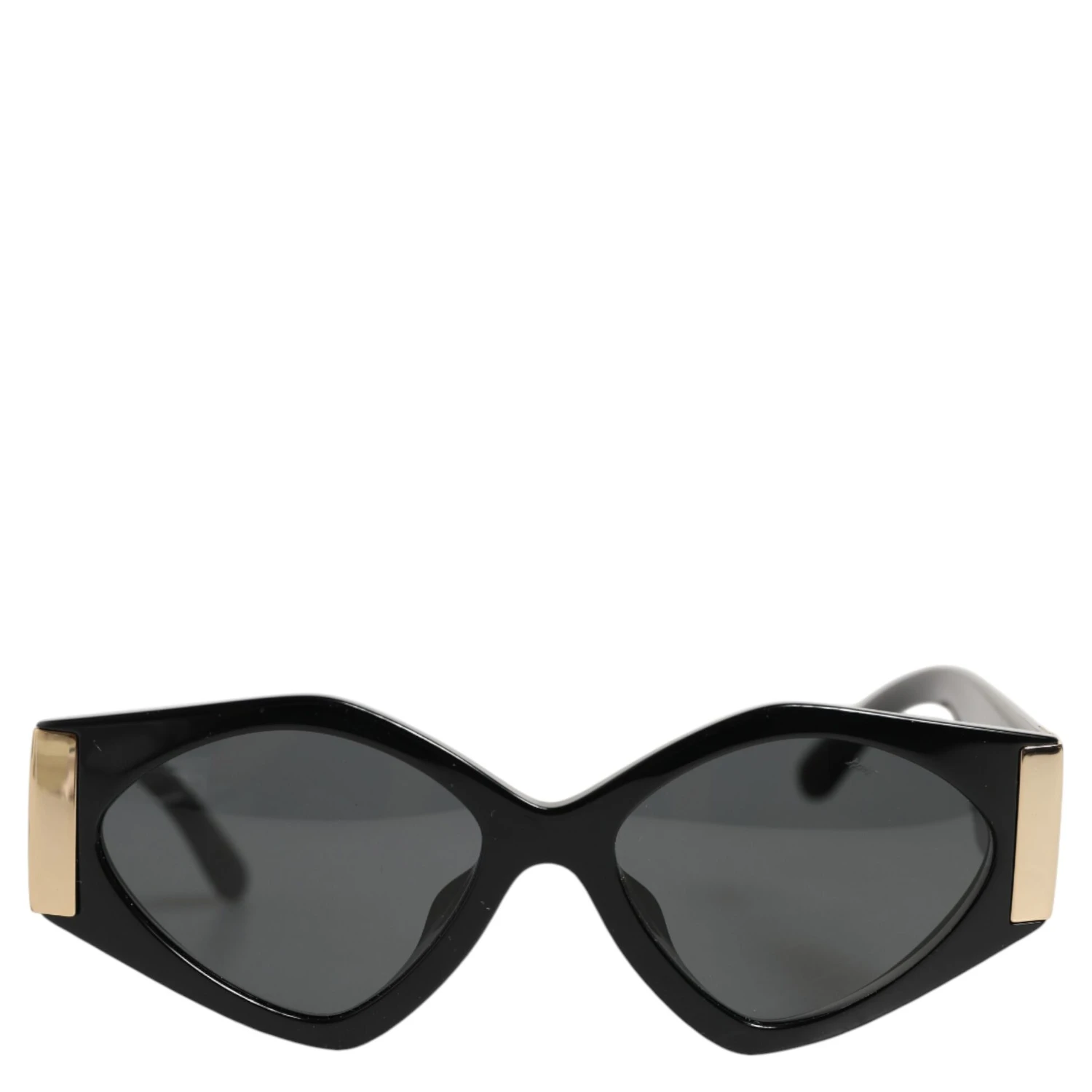 DG4396 Gray Gradient Black Irregular Frame Sunglasses