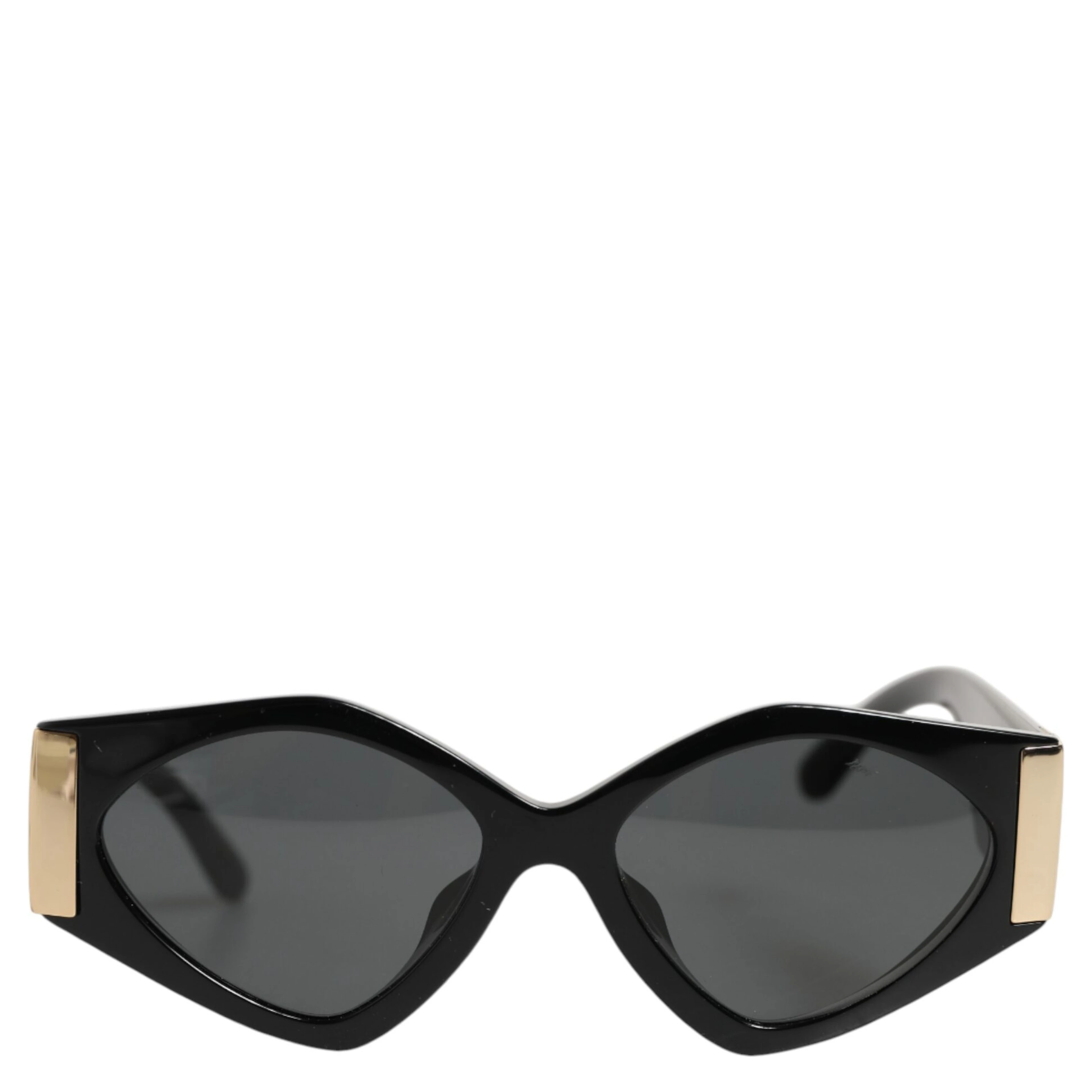 DG4396 Gray Gradient Black Irregular Frame Sunglasses