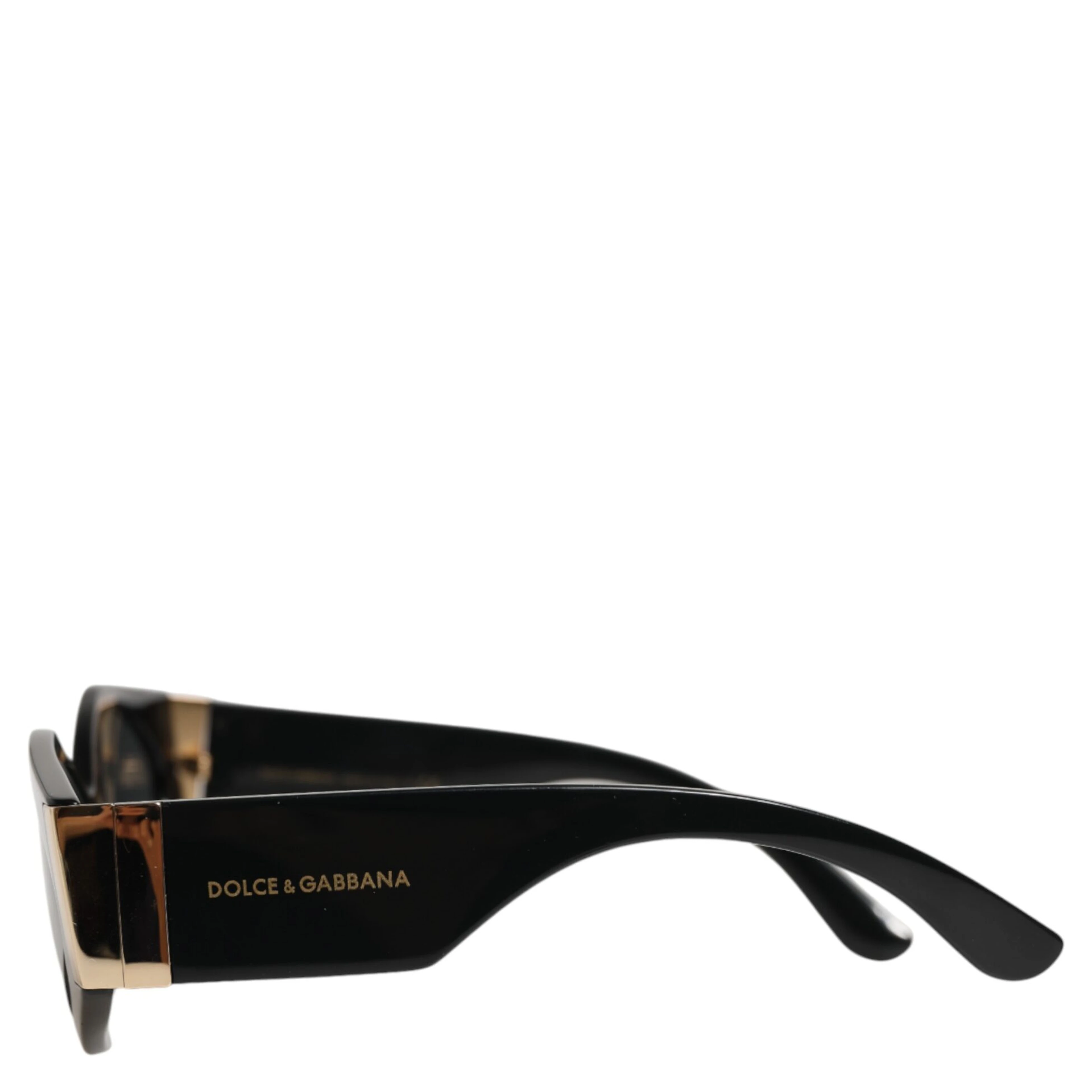 DG4396 Gray Gradient Black Irregular Frame Sunglasses
