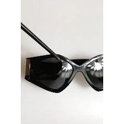 DG4396 Gray Gradient Black Irregular Frame Sunglasses