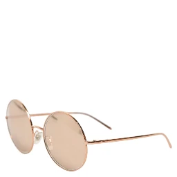 DG2215K Gold Metal Round Shades Eyewear Sunglasses
