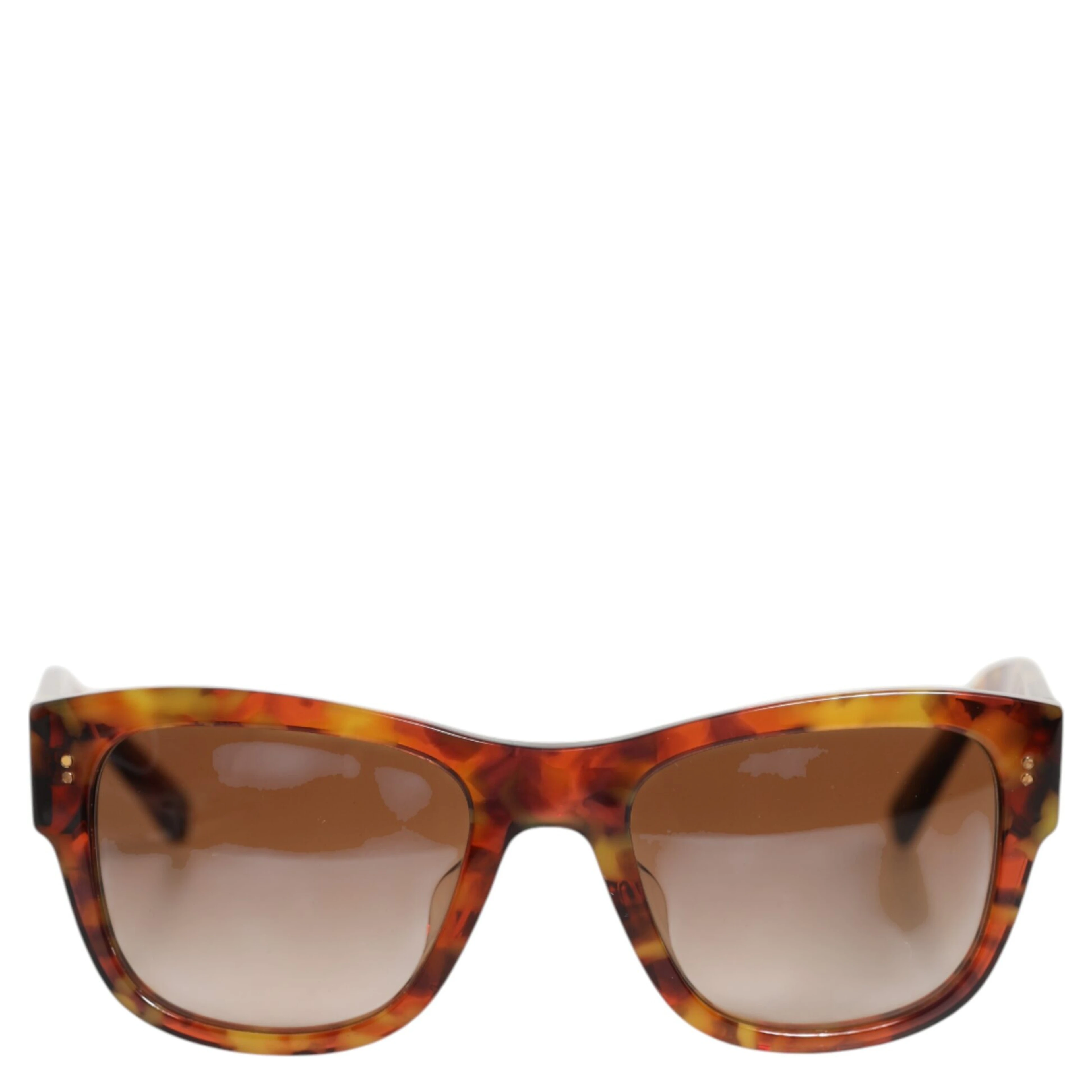 DG4338F Brown Havana Full Rim Round Lenses Sunglasses