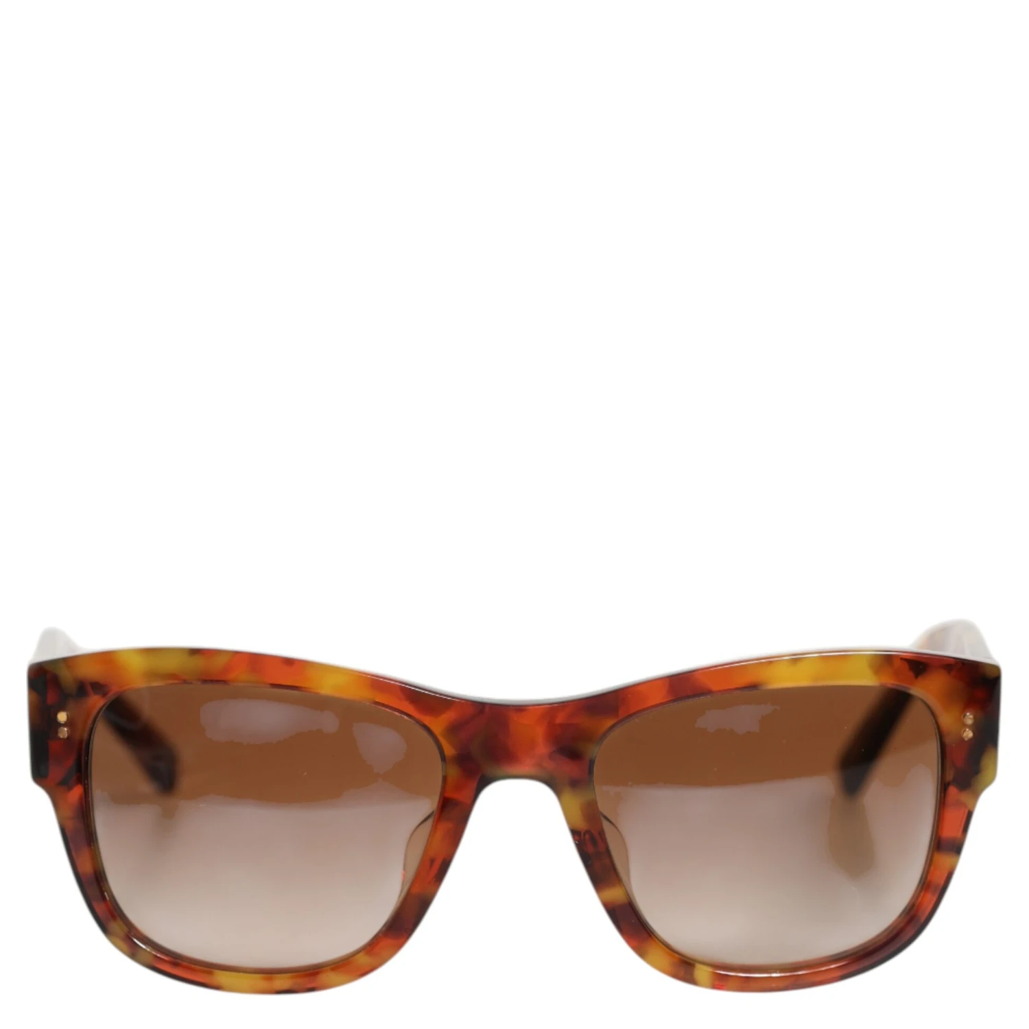 DG4338F Brown Havana Full Rim Round Lenses Sunglasses