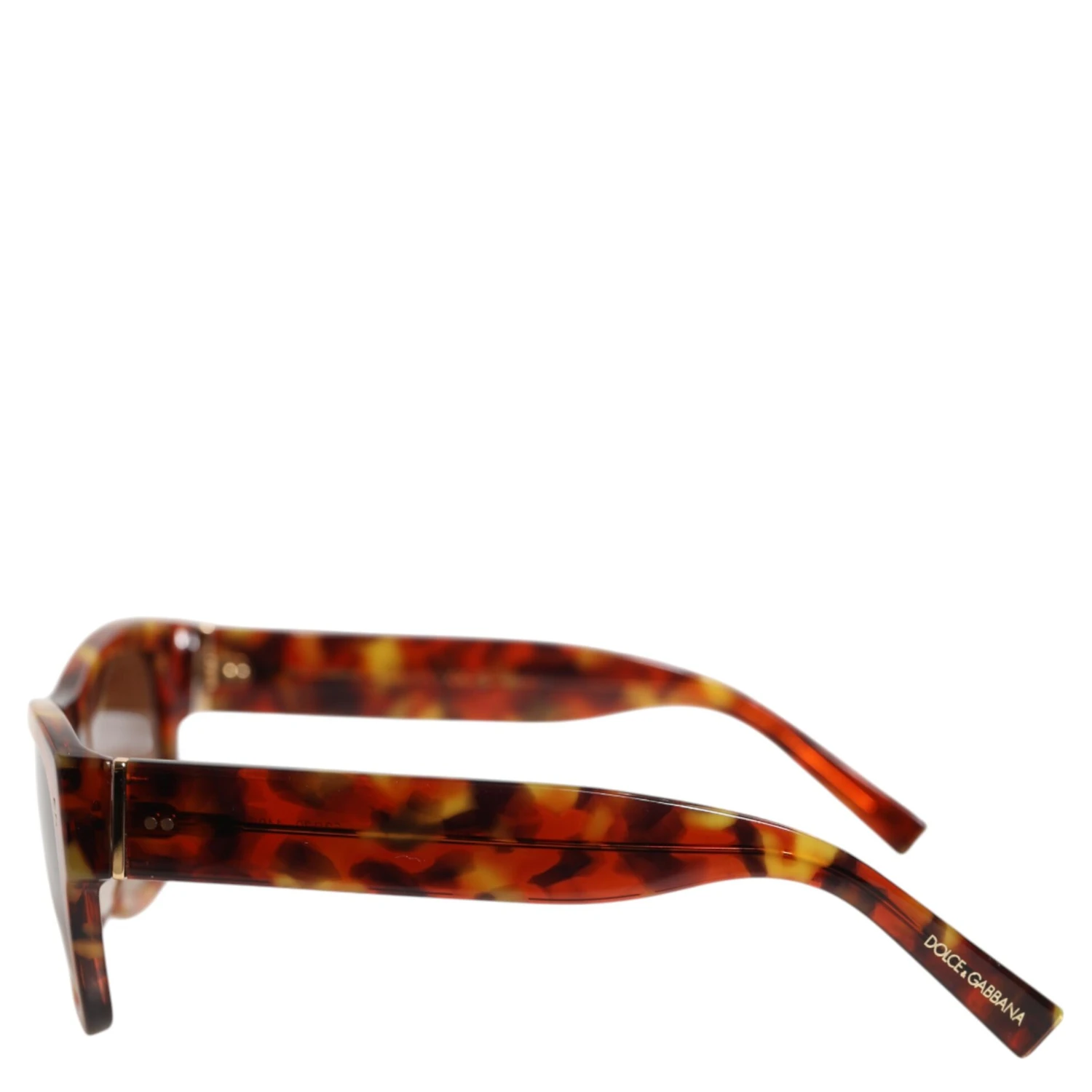 DG4338F Brown Havana Full Rim Round Lenses Sunglasses