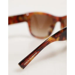 DG4338F Brown Havana Full Rim Round Lenses Sunglasses