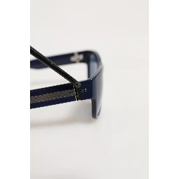 Blue Acetate Frame Polarized Lenses Sunglasses