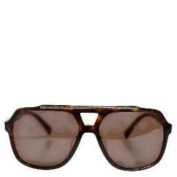 Dark Brown Tortoise Shell Pilot Frame Sunglasses