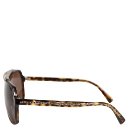 Dark Brown Tortoise Shell Pilot Frame Sunglasses