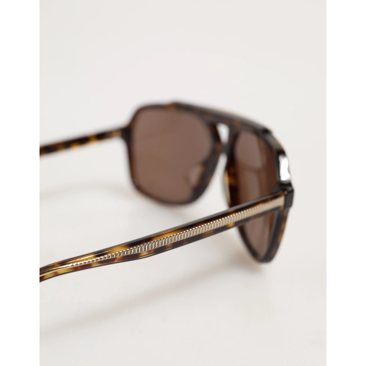 Dark Brown Tortoise Shell Pilot Frame Sunglasses