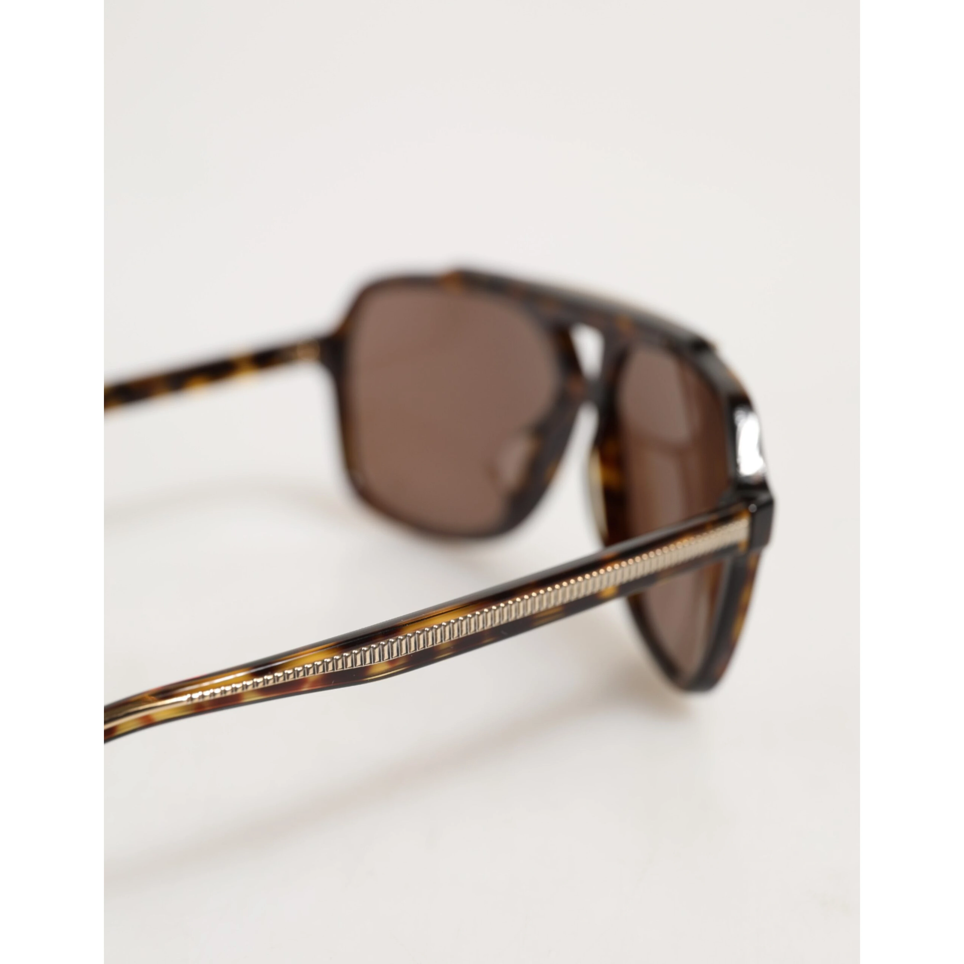 Dark Brown Tortoise Shell Pilot Frame Sunglasses