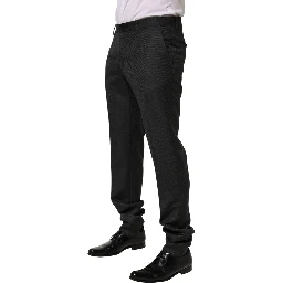 Black Wool Formal Dress Men Trouser Pants