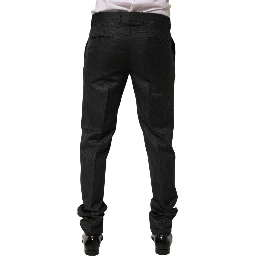 Black Wool Formal Dress Men Trouser Pants