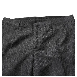 Black Wool Formal Dress Men Trouser Pants