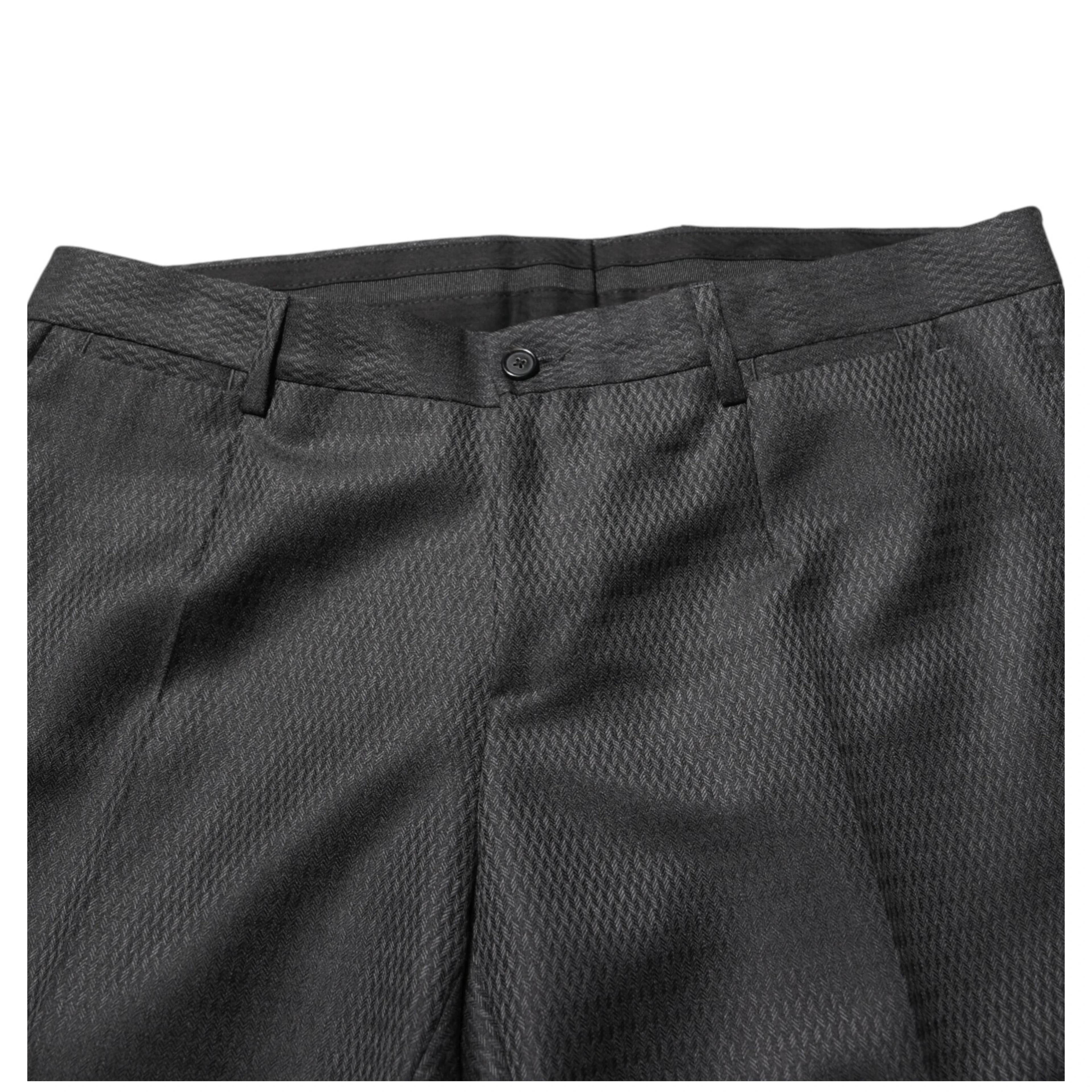 Black Wool Formal Dress Men Trouser Pants