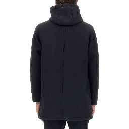 LONG PARKA IN THREE LAYERS "SCUBA"