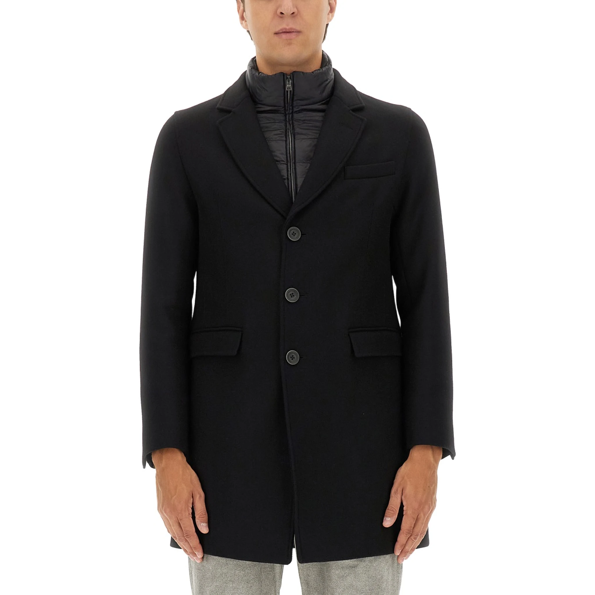 COAT WITH QUILTED INSERT