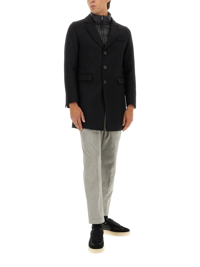 COAT WITH QUILTED INSERT