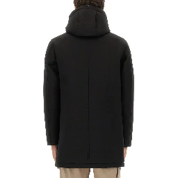 LONG PARKA IN THREE LAYERS "SCUBA"