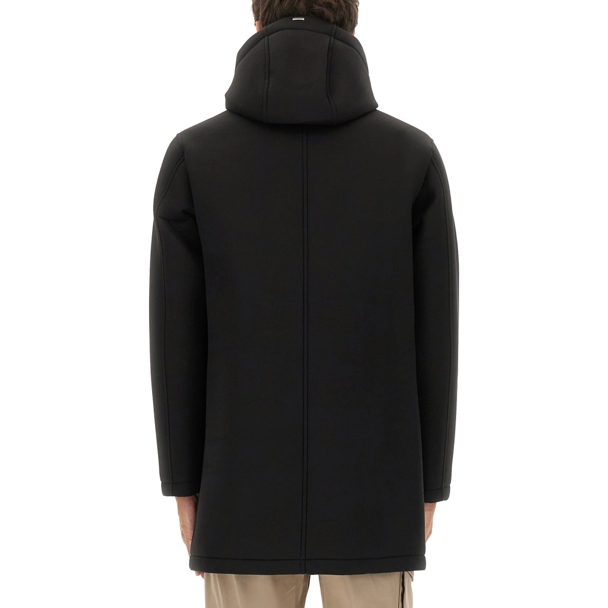 LONG PARKA IN THREE LAYERS "SCUBA"