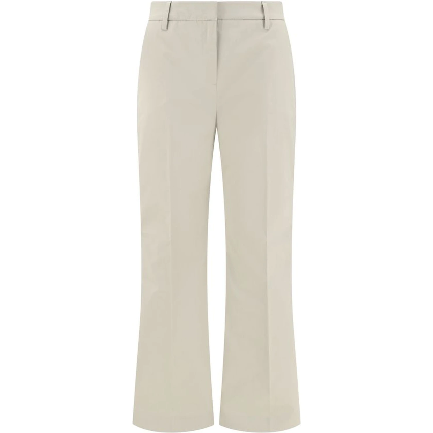 Sandy Beige Cotton Pants
