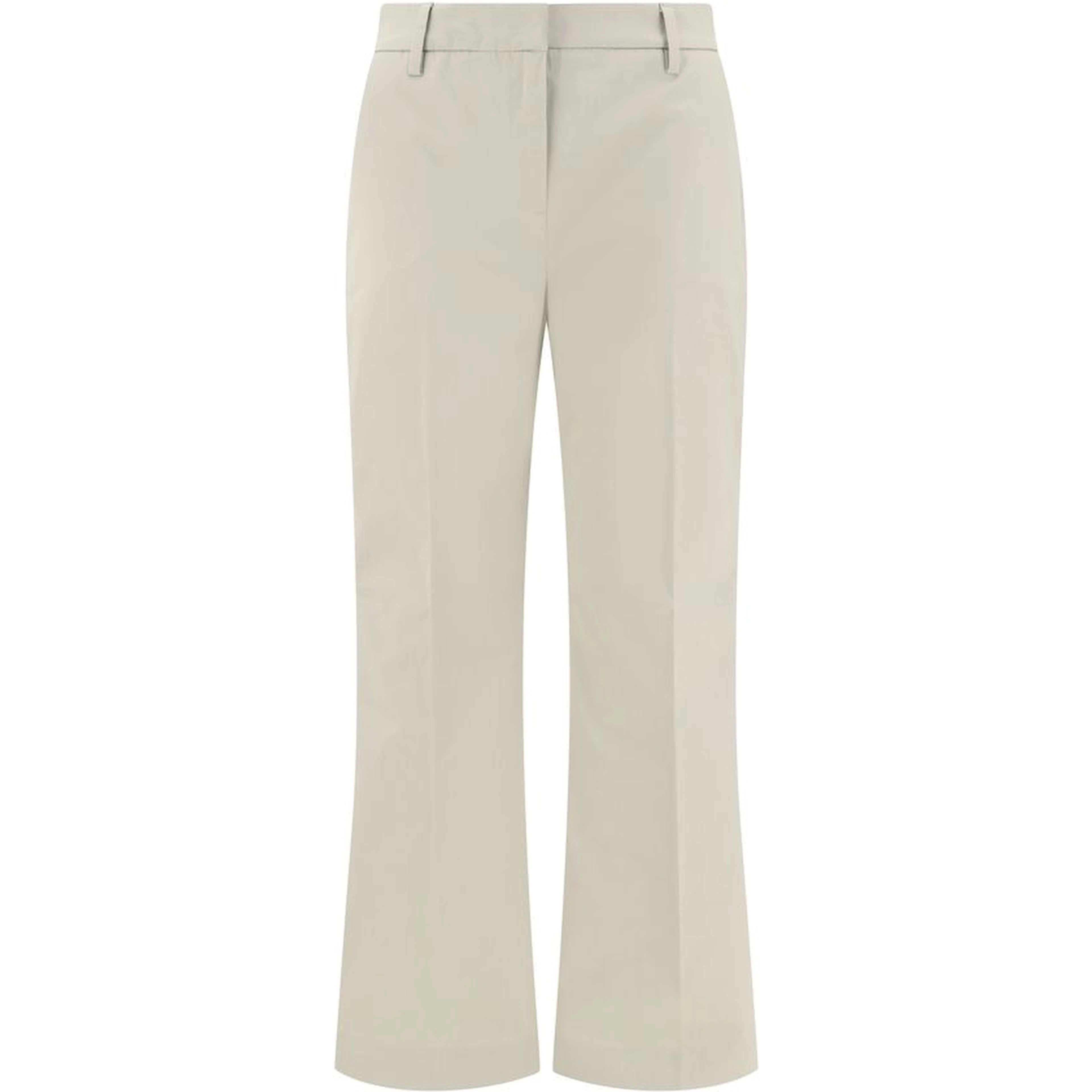 Sandy Beige Cotton Pants