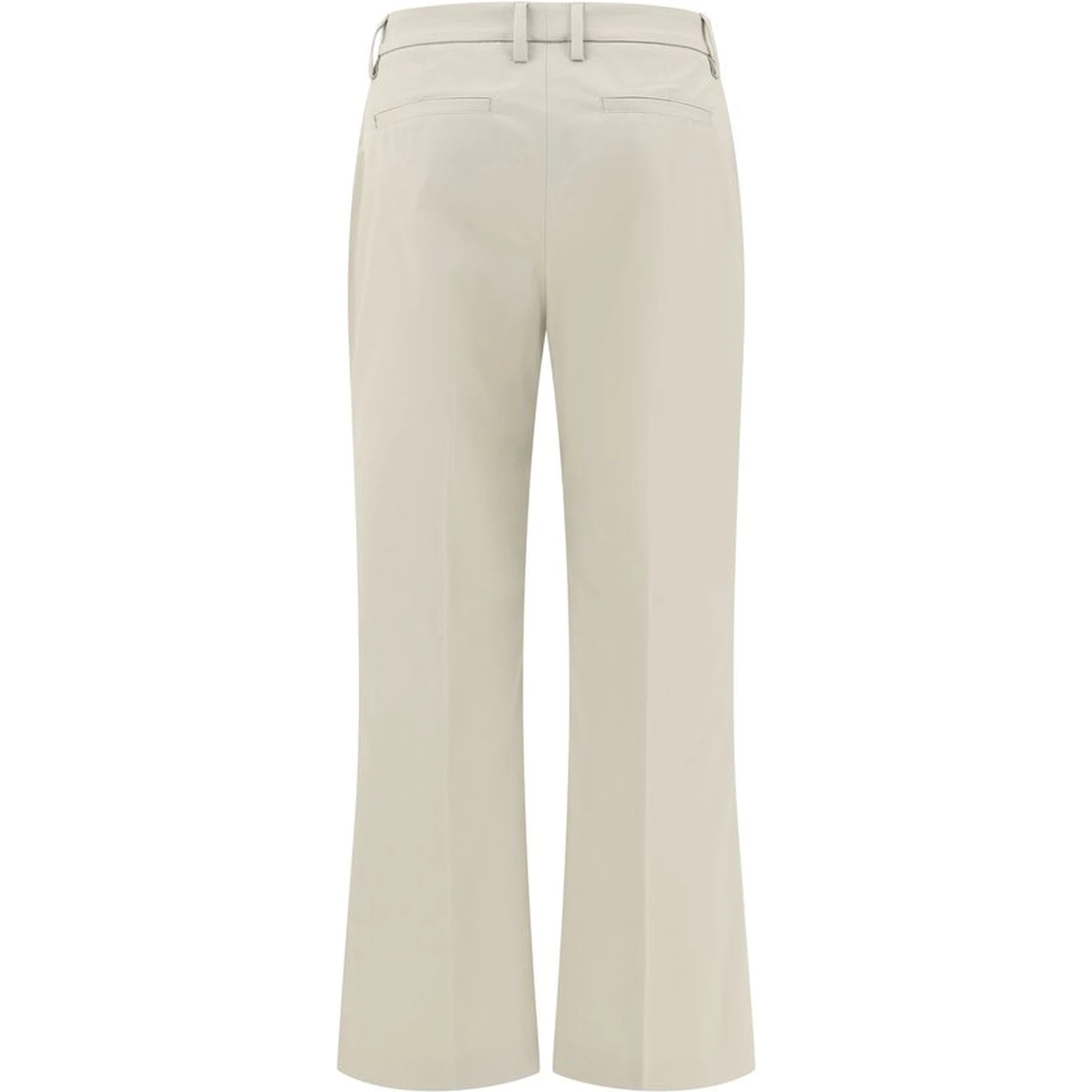 Sandy Beige Cotton Pants