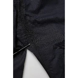 Black Mid Waist Drawstring Men Jogger Pants