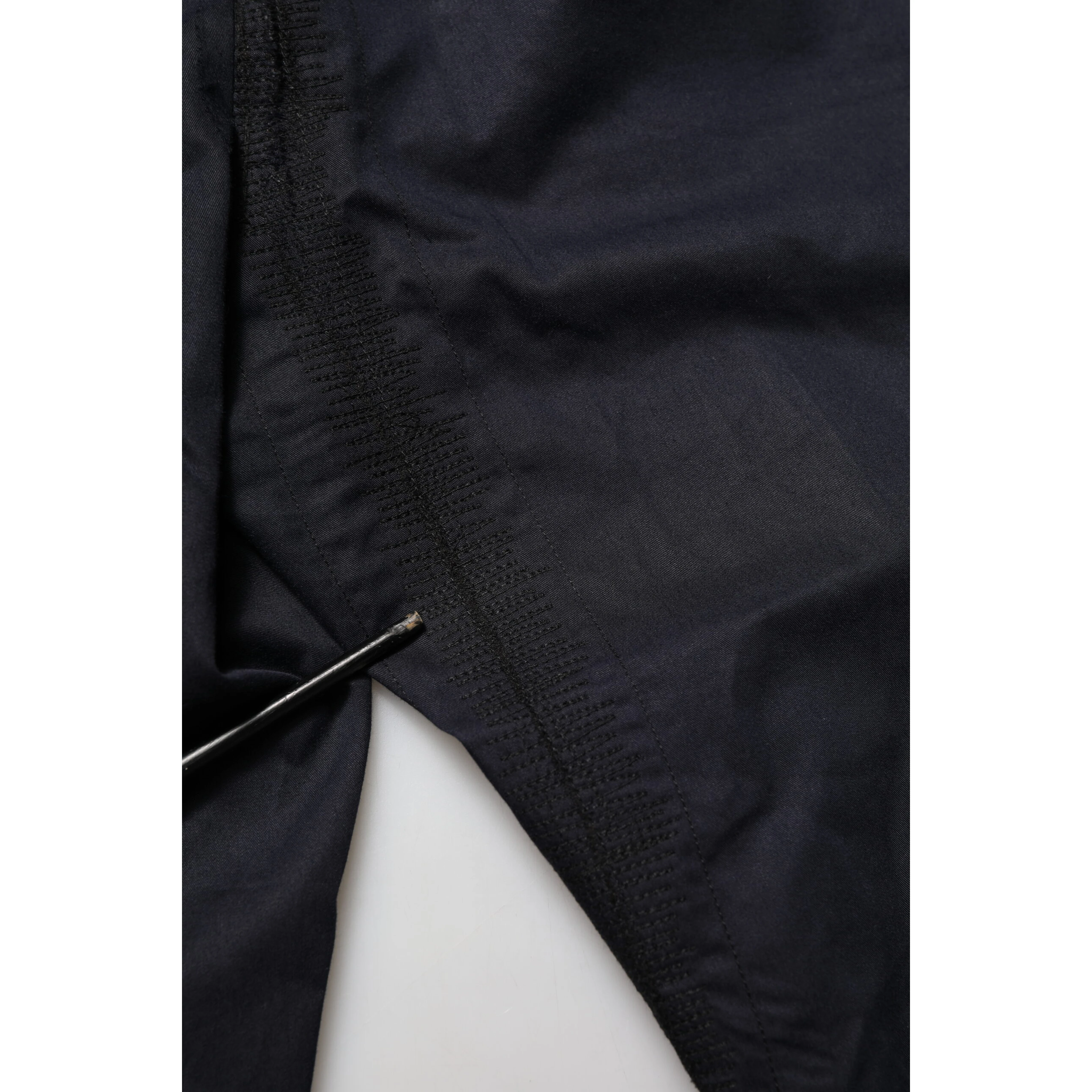 Black Mid Waist Drawstring Men Jogger Pants