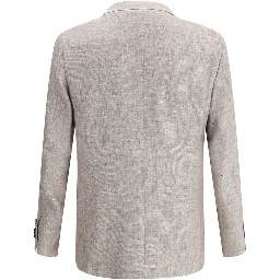 Light Brown Linen Blazer