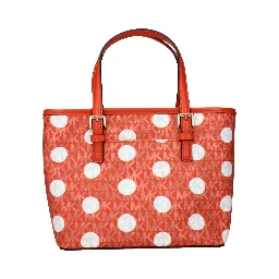 Orange Fabric Backpack