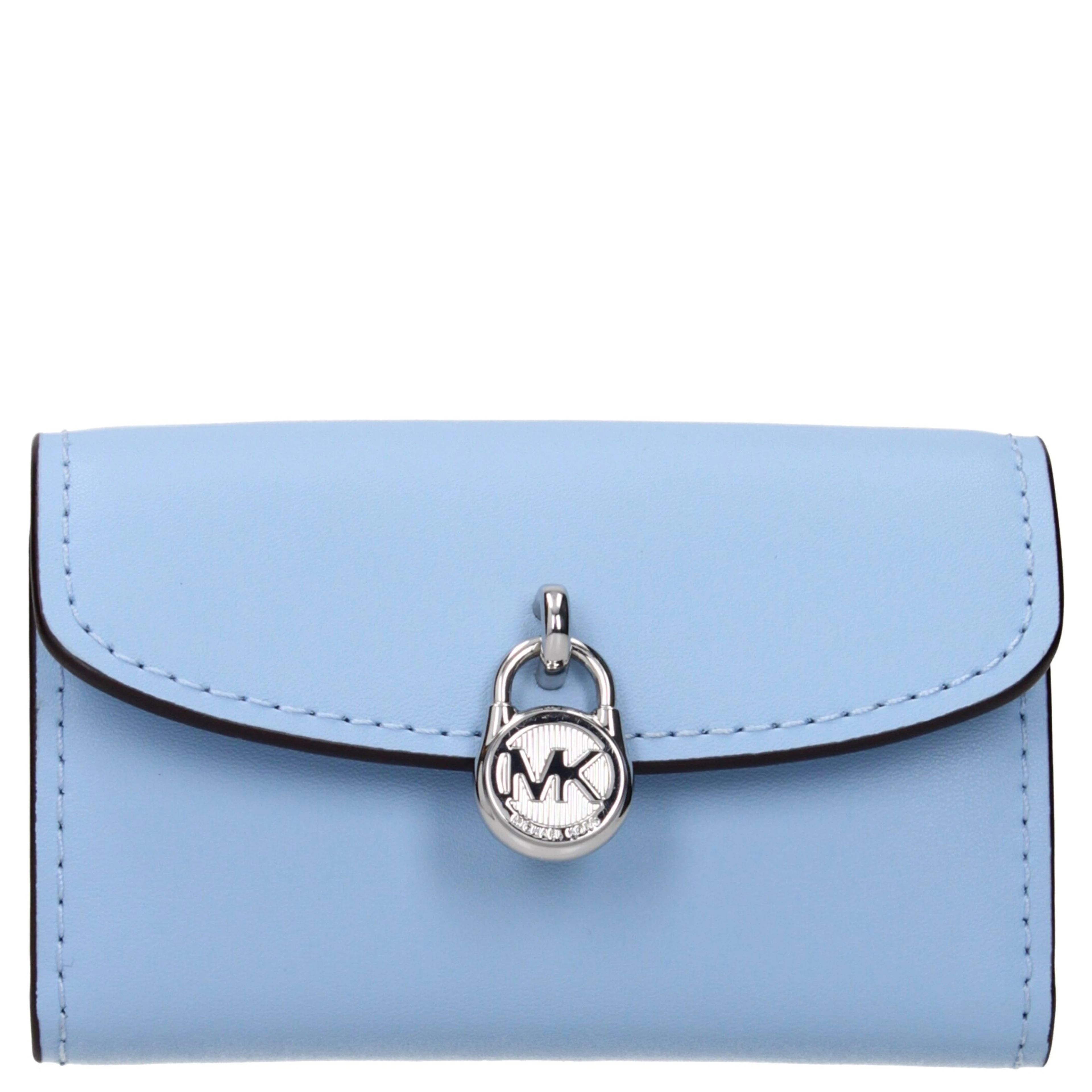 Light Blue Leather Wallet