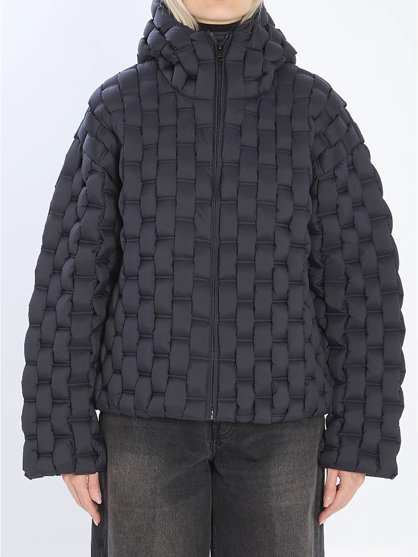 Nylon puffer jacket